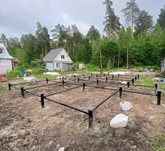 фундамент, сваи
