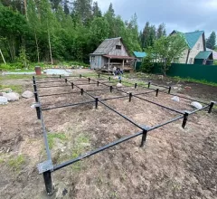 фундамент, сваи