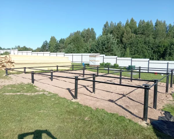 фундамент, сваи